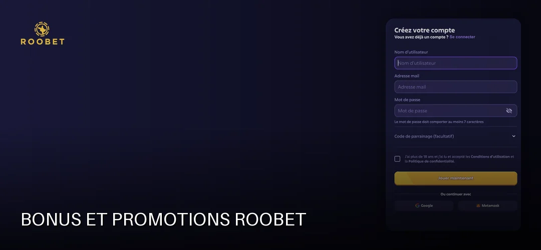 Roobet promotional banner