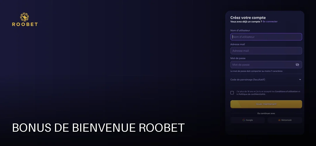 Roobet promotional banner